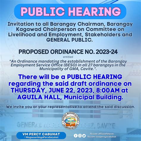 Public Hearing and Consultation Draft Ordinance No. 2023.